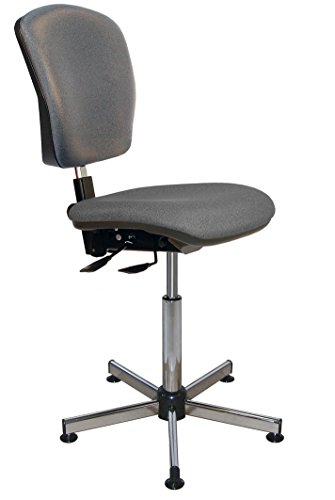 Kango 4DL 40 gdlp 00 705 Stuhl Ergonomisch Asynchron Vinyl/Stahl Chrom 59 x 59 x 107 cm von Kango