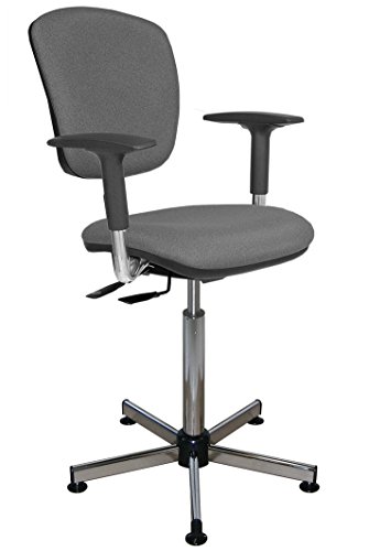 Kango 4DL 40 ghlp 30 705 Stuhl Ergonomisch Asynchron Vinyl/Stahl Chrom 59 x 59 x 125 cm von Kango