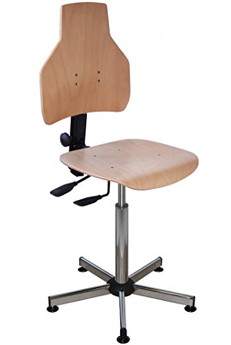 Kango 5 NH 40 ghlp 00 00 A Stuhl Ergonomisch Asynchron Holz/Stahl Chrom 59 x 59 x 122 cm von Kango