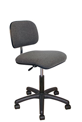 Kango Verstellbarer Stuhl, Stoff, grau, 60 x 60 x 95 cm von Kango