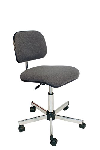 Kango Verstellbarer Stuhl, Stoff, grau, 59 x 59 x 92 cm von Kango