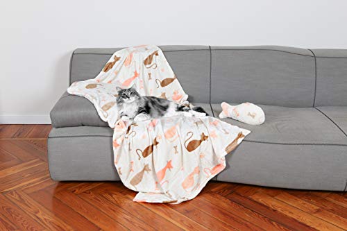 Kanguru 1151 Katzendecke + Teddybär, Polyester, Mehrfarbig, 100 x 150 cm, 2 Stück von Kanguru la coperta con le maniche