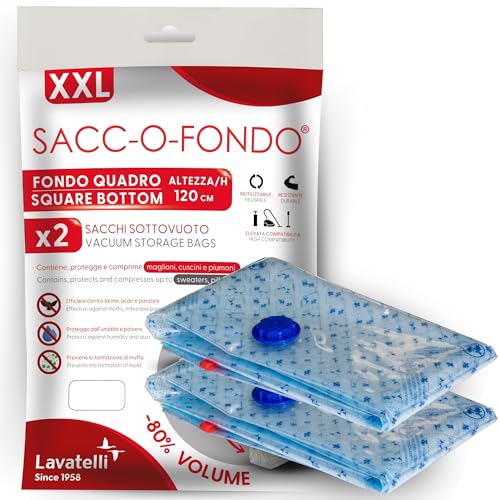 Lavatelli KANGURU Vakuumbeutel, Polyamid, Multicolor, XXL, 2 von Lavatelli