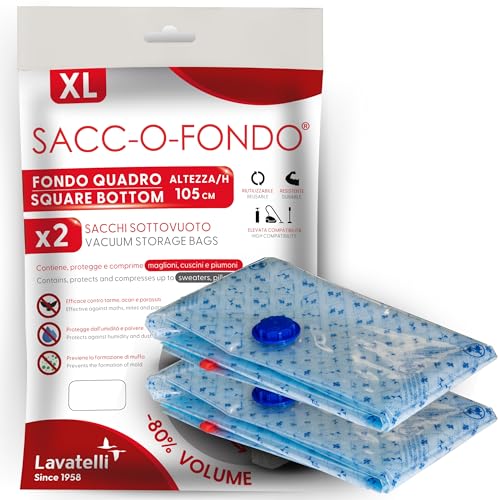 Lavatelli KANGURU Vakuumbeutel, Polyamid, Multicolor, XL, 2 von Lavatelli