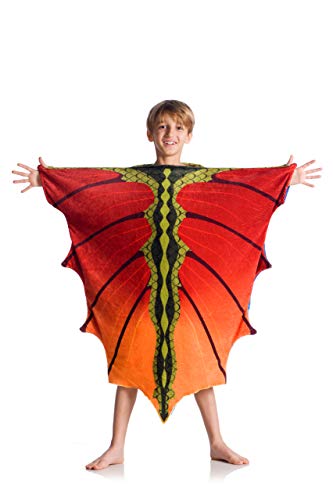 Kanguru Momonga Drachen Hoodie, Tragbare Decke mit Löchern für Hände und Arme aus fleich mikrofaser, Blanket Hoodie, Geschenkideen für Frauen und Herren, Oversized 80x90cm, Kanguru Momonga Drachen Hoodie, Tragbare Decke mit Löchern für Hände und Arme aus fleich mikrofaser, Blanket Hoodie, Geschenkideen für Frauen und Herren, Oversized 80x90cm, von Kanguru