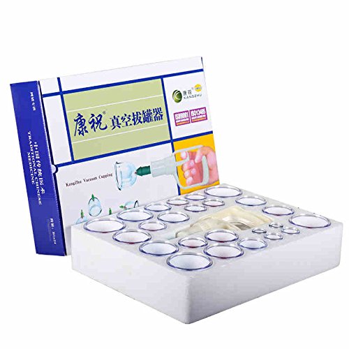 Profi Schröpfglas-Set - Schröpfgläser mit Vakuumpumpe - hochwertiges medizinisches Schröpfen mit Therapiemagneten - professionelles Schröpfglas gegen Verspannungen und Cellulite - TCM Cupping Set Profi Schröpfglas-Set - Schröpfgläser mit Vakuumpumpe - hochwertiges medizinisches Schröpfen mit Therapiemagneten - professionelles Schröpfglas gegen Verspannungen und Cellulite - TCM Cupping Set von Kangzhu