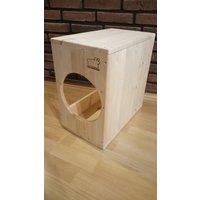 Buddelkisten Sandfang "Schnuffi" | Rechts Für Kaninchen, Meerschweinchen Und Kleintiere von Kaninchenbude