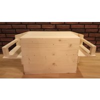 Buddelkisten Set "Schnuffi" | Ohne Fenster Mit Zwei Balkonen Für Kaninchen, Meerscheinchen Und Kleintiere von Kaninchenbude