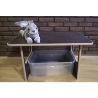 Outdoor Kaninchen Klo-Unterstand "Brownie" Ca. 77x58x45cm Für Kaninchen, Meerschweinchen Und Kleintiere von Kaninchenbude