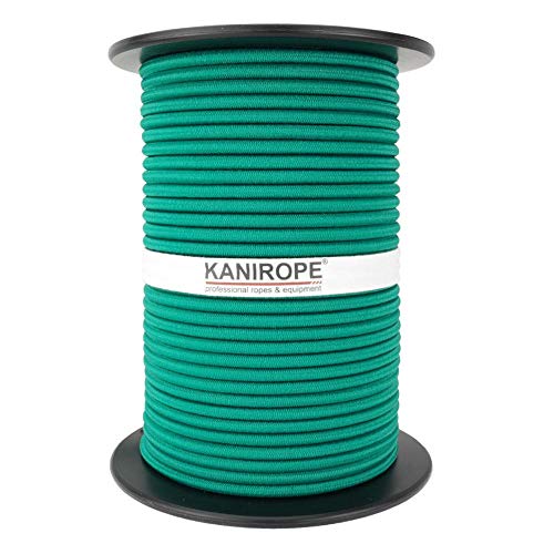 Kanirope® Gummiseil MONOSPAN PE 8mm 100m Grün Expanderseil Spann Seil Spanner Spannseil Plane von Kanirope