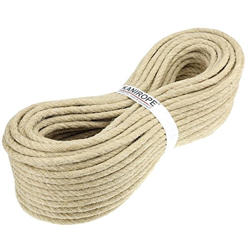 Kanirope® Hanfseil HEMPTWIST ø6mm 50m 3-litzig gedreht von Kanirope