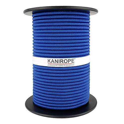 Kanirope® Gummiseil MONOSPAN PE 8mm 100m Blau Expanderseil Spann Seil Spanner Spannseil Plane von Kanirope