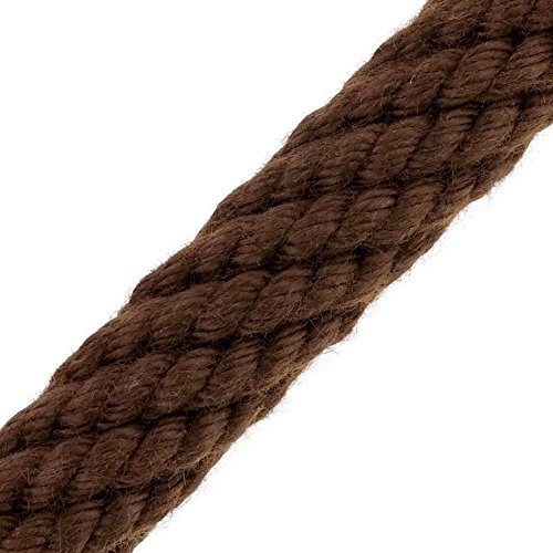 Kanirope® Handlaufseil Absperrseil ACRYL ø40mm Meterware (Lfm. am Stück) Braun von Kanirope