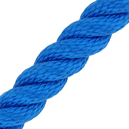 Kanirope® Handlaufseil Absperrseil MULTITWIST ø28mm Meterware (Lfm. am Stück) Blau von Kanirope