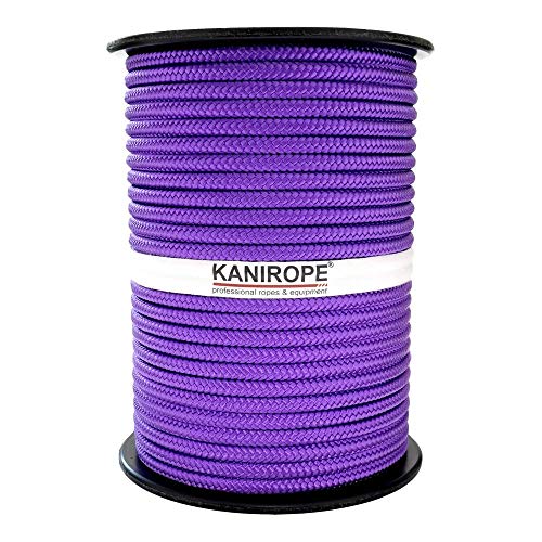 Kanirope® PP Seil Polypropylenseil MULTIBRAID 10mm 100m Farbe Violett (4327) 16x geflochten von Kanirope