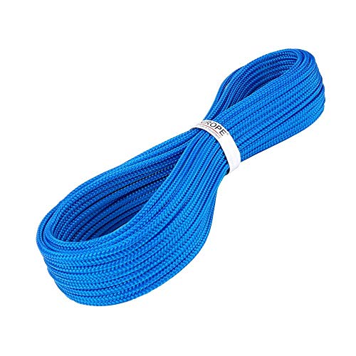 Kanirope® PP Seil Polypropylenseil MULTIBRAID 4mm 50m Farbe Blau (0912) 16x geflochten von Kanirope