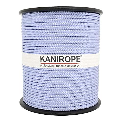 Kanirope® PP Seil Polypropylenseil MULTIBRAID 5mm 100m Farbe Lavendel (0482) 16x geflochten von Kanirope