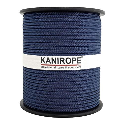 Kanirope® PP Seil Polypropylenseil MULTIBRAID 5mm 100m Farbe Marine (0112) 16x geflochten von Kanirope