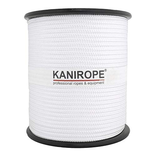 Kanirope® PP Seil Polypropylenseil MULTIBRAID 5mm 300m Farbe Weiß (0100) 16x geflochten von Kanirope