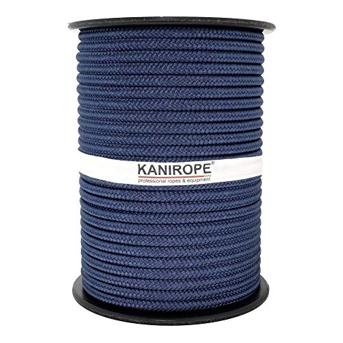 Kanirope® PP Seil Polypropylenseil MULTIBRAID 6mm 100m Farbe Marine (0112) 16x geflochten von Kanirope