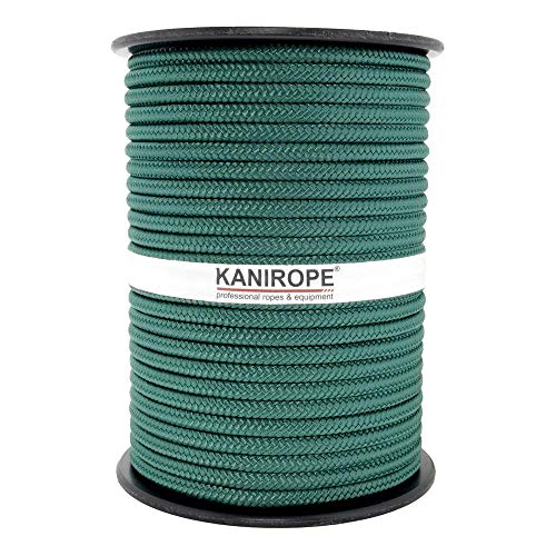 Kanirope® PP Seil Polypropylenseil MULTIBRAID 8mm 100m Farbe Tannengrün (2564) 16x geflochten von Kanirope
