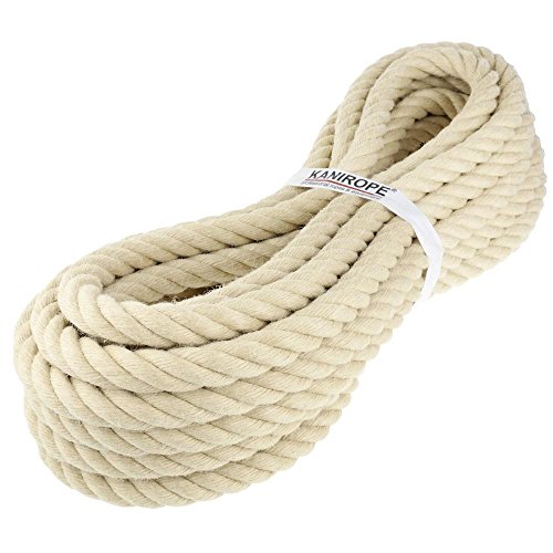 Kanirope® Polyhanfseil SPINTWIST ø26mm Meterware 4-litzig gedreht von Kanirope