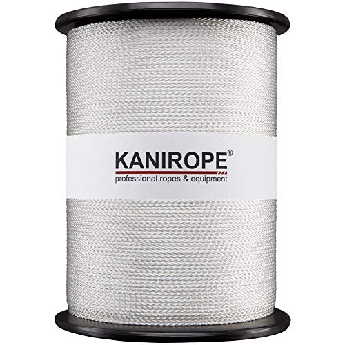 Kanirope® Spezialseil B1 ø3mm 500m Weiß 8-Fach geflochten schwer entflammbar von Kanirope