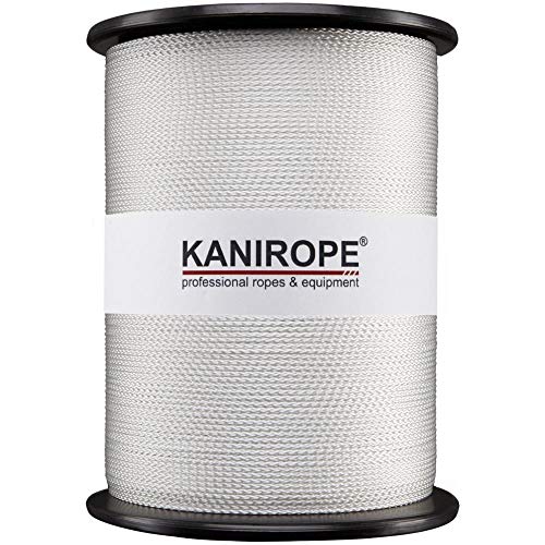 Kanirope® Spezialseil B1 ø3mm 100m Weiß 8-fach geflochten schwer entflammbar von Kanirope