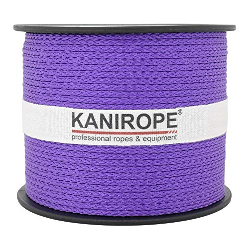 Kanirope® PP Seil Polypropylenseil MULTIBRAID 2mm 100m Farbe Violett (4327) 8x geflochten von Kanirope