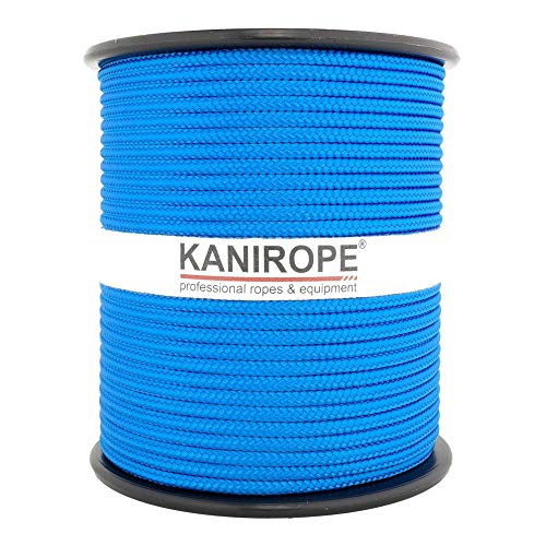 Kanirope® PP Seil Polypropylenseil MULTIBRAID 3mm 100m Farbe Blau (0912) 16x geflochten von Kanirope
