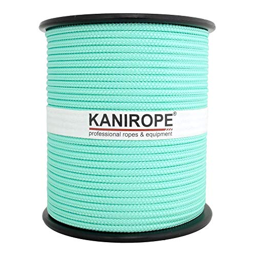 Kanirope® PP Seil Polypropylenseil MULTIBRAID 3mm 100m Farbe Mint (2832) 16x geflochten von Kanirope