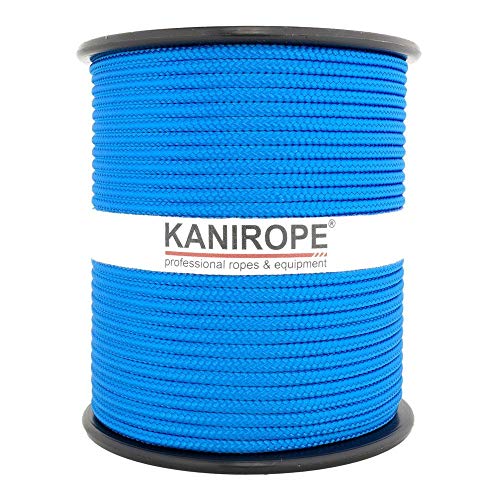 Kanirope® PP Seil Polypropylenseil MULTIBRAID 4mm 100m Farbe Blau (0912) 16x geflochten von Kanirope