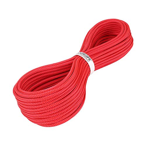 Kanirope® PP Seil Polypropylenseil MULTIBRAID 4mm 50m Farbe Rot (0114) 16x geflochten von Kanirope