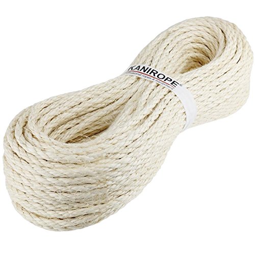 Sisalseil AGAVE 10mm 30m 4-litzig gedreht Sisalseil AGAVE 10mm 30m 4-litzig gedreht von Kanirope