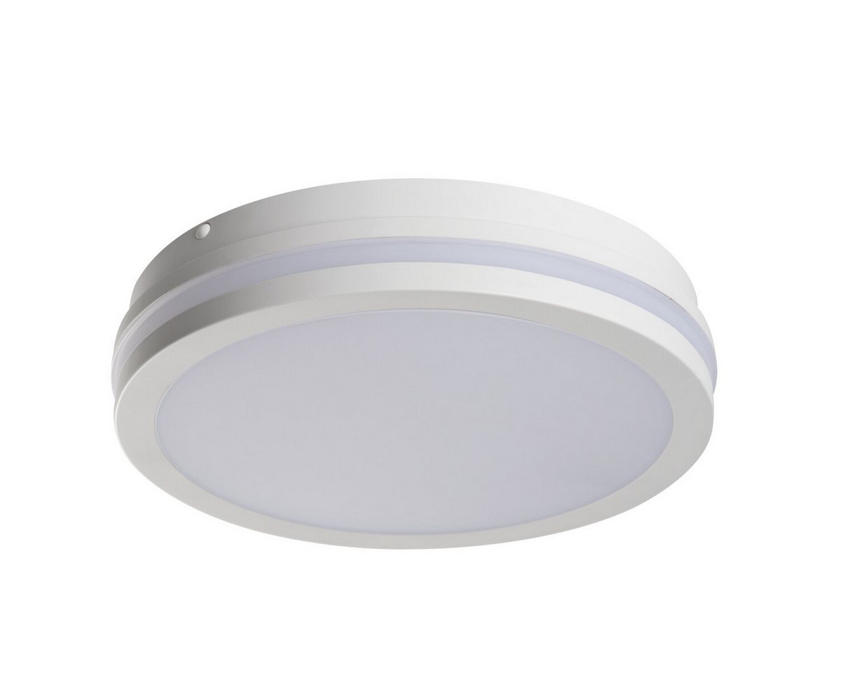 Kanlux LED Außen-Deckenleuchte BENO 24W NW-O-W IP54 weiß rund Wandleuchte, LED fest integriert, neutralweiß von Kanlux