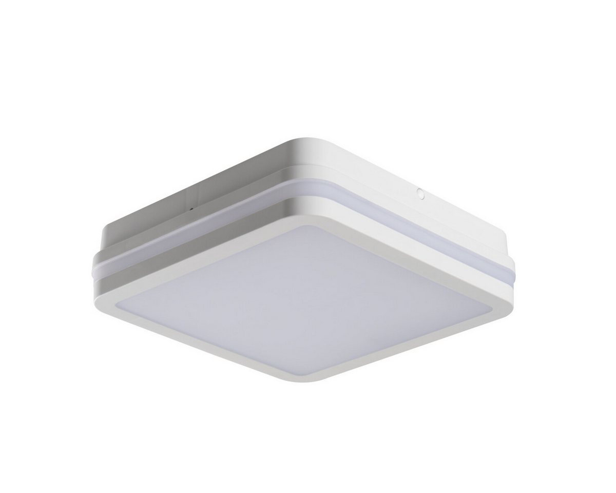 Kanlux LED Außen-Deckenleuchte Sensorleuchte BENO IP54 Wand- und Deckenleuchte, LED fest integriert, neutralweiß, weiß, Sensorleuchte von Kanlux