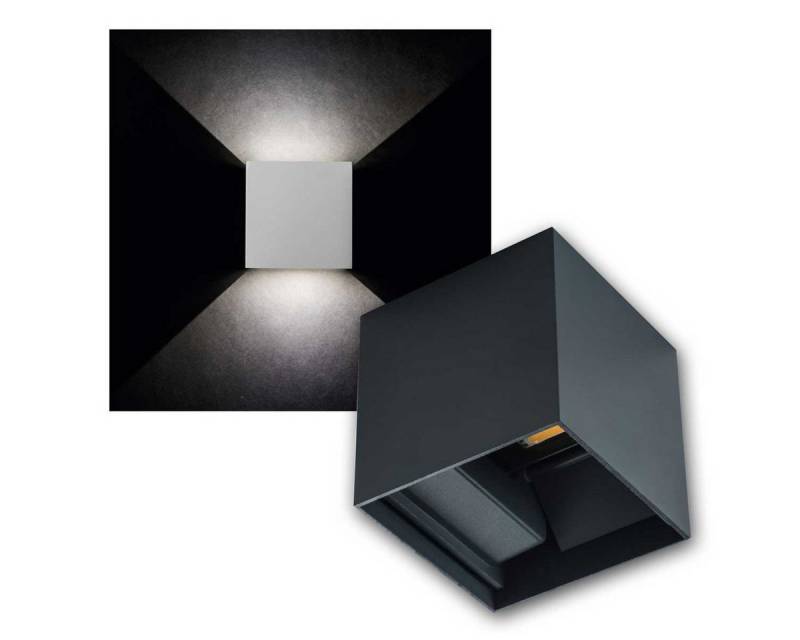 Kanlux LED Außen-Wandleuchte LED Außen-Wandleuchte REKA eckig graphit-grau IP54, neutralweiß Kanlux LED Außen-Wandleuchte LED Außen-Wandleuchte REKA eckig graphit-grau IP54, neutralweiß von Kanlux