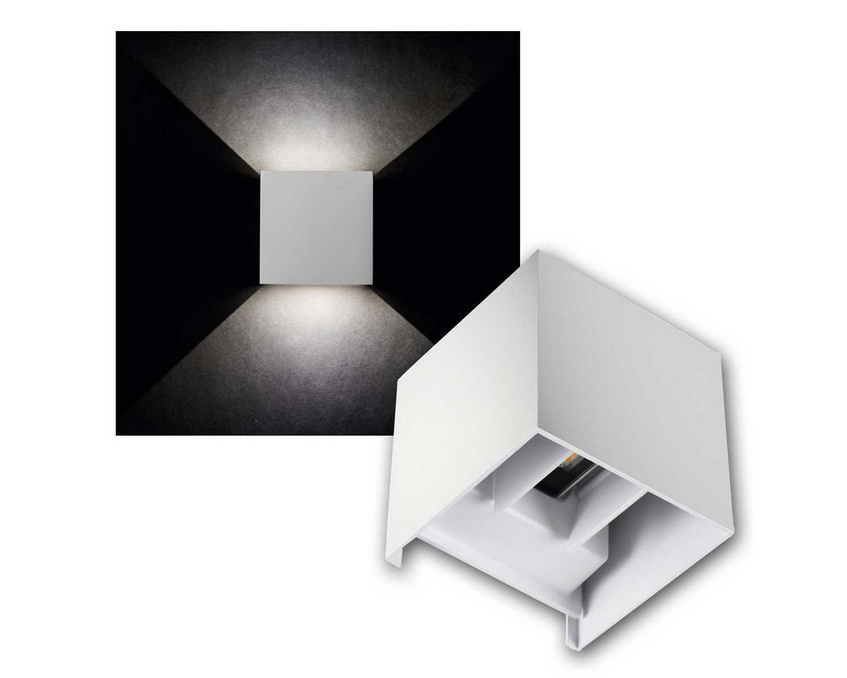 Kanlux LED Außen-Wandleuchte LED Außen-Wandleuchte REKA eckig weiß IP54 Kubus, neutralweiß Kanlux LED Außen-Wandleuchte LED Außen-Wandleuchte REKA eckig weiß IP54 Kubus, neutralweiß von Kanlux