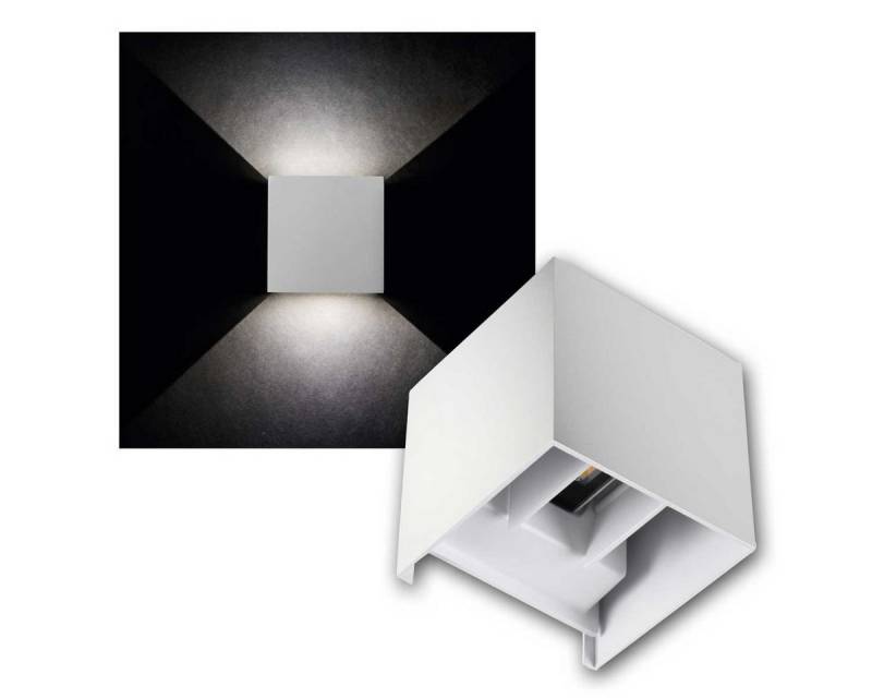 Kanlux LED Außen-Wandleuchte LED Außen-Wandleuchte REKA eckig weiß IP54 Kubus, neutralweiß Kanlux LED Außen-Wandleuchte LED Außen-Wandleuchte REKA eckig weiß IP54 Kubus, neutralweiß von Kanlux