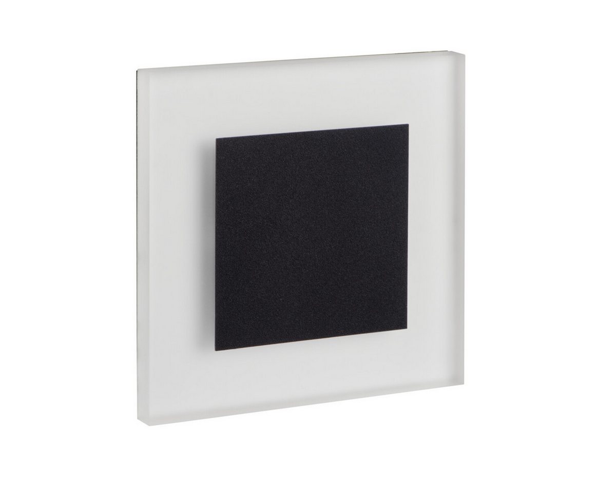 Kanlux LED Einbauleuchte Wandeinbauleuchte APUS LED AC schwarz 220-240V, LED fest integriert, warmweiss, neutralweiss von Kanlux