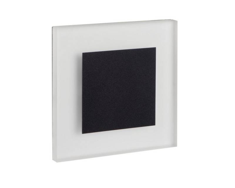 Kanlux LED Einbauleuchte Wandeinbauleuchte APUS LED AC schwarz 220-240V, LED fest integriert, warmweiss, neutralweiss von Kanlux