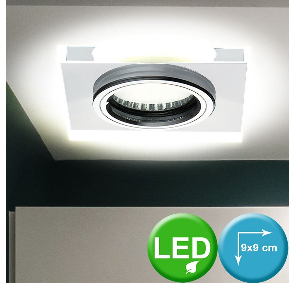 Kanlux LED Einbaustrahler, Leuchtmittel nicht inklusive, Decken Spot Lampe Deko LED Einbau Strahler Wohn Arbeits Zimmer von Kanlux