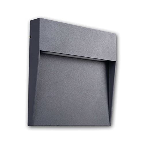 Kanlux LED Wandaufbauleuchte DULI, Bauform eckig, Farbe anthrazit, 230V/6,5W, nicht dimmbar von Kanlux