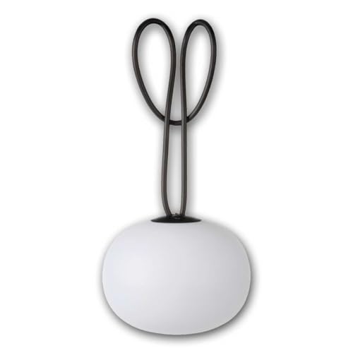 Kanlux STONO MILK USB Batteriekugel LED Leuchtkugel, Ø 23cm, Lichtfarbe warmweiß, drei Helligkeitsstufen, Akku 3,7V DC Li-Ion 2600mA von Kanlux
