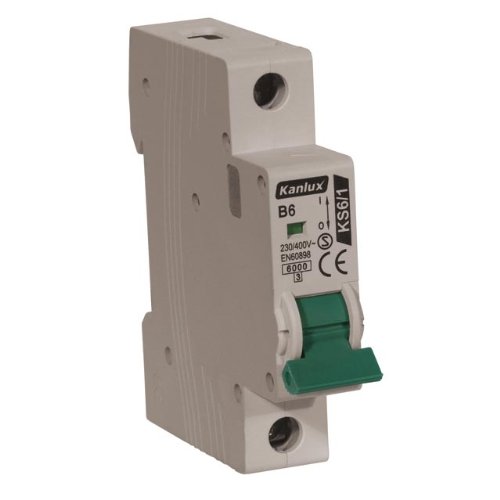 Leitungsschutzschalter KS6 B6 1P 6A Sicherungsautomat Sicherung 1 pol. Sicherungsautomat Sicherung Automat 230V Überstromschutzschalter Leitungsschutzschalter KS6 B6 1P 6A Sicherungsautomat Sicherung 1 pol. Sicherungsautomat Sicherung Automat 230V Überstromschutzschalter von Kanlux