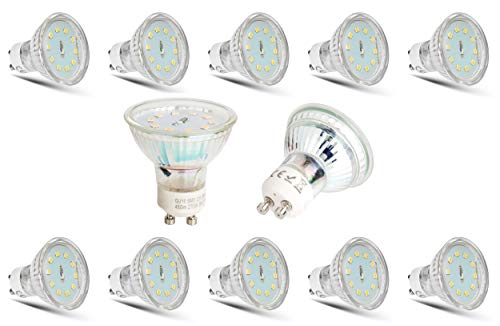 Sparpack 10x 5Watt GU10 230Volt LED Leuchtmittel 450Lumen 6500Kelvin kaltweiß für Einbaustrahler Lampe Spot Strahler Deckenlampe Leuchte Innen und Außen - SONDERPREIS von Kanlux