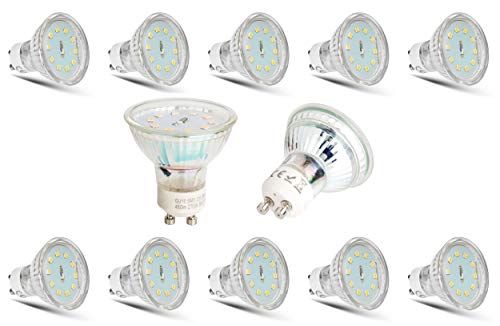 Sparpack 10x 5Watt GU10 230Volt LED Leuchtmittel 450Lumen 6500Kelvin kaltweiß für Einbaustrahler Lampe Spot Strahler Deckenlampe Leuchte Innen und Außen - SONDERPREIS von Kanlux