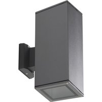 Up Down Außenleuchte Anthrazit IP54 Aluminium Glas von Kanlux