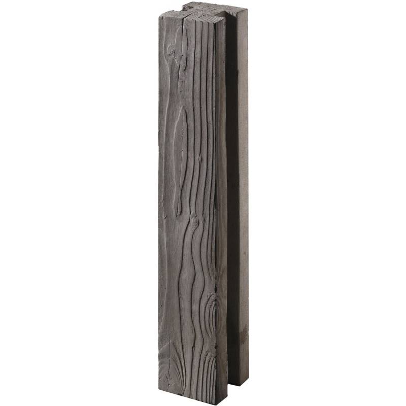 Kann Beet-Pfosten Antik in Holzoptik 100 cm x 14 cm x 14 cm von Kann