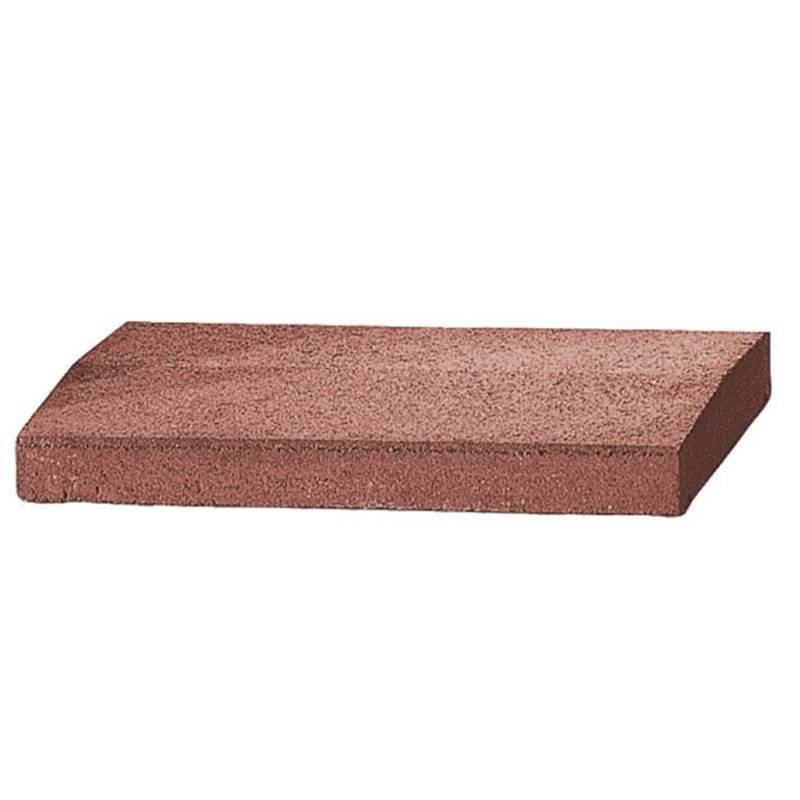 Kann Gartenmauer Abdeckplatte Braun 50 cm x 33 cm x 5 cm von Kann